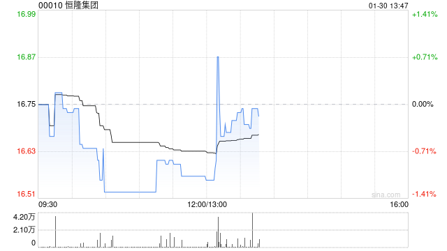 恒隆集团发布年度业绩 股东应占基本纯利上升3%至24.07亿港元