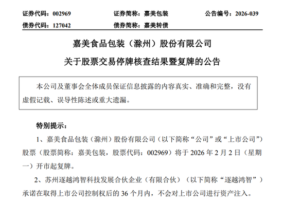暴涨400%！两只超级大牛股，宣布复牌