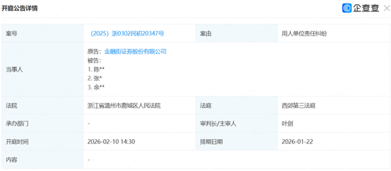 从原告到被告,金融街证券为何起诉这三人