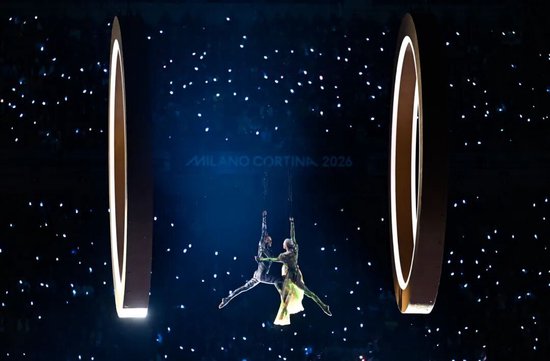 新华社出图丨这次是米兰冬奥会开幕式！每一张都是屏保
