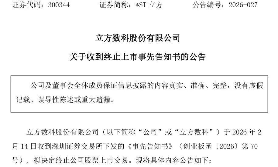 300344,连续3年财务造假,终止上市