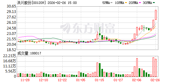 股价连续异动 洪兴股份提示高估值风险