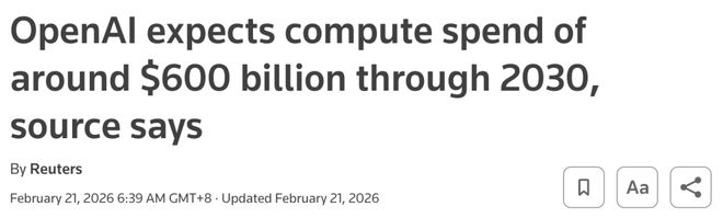 1100亿美元史诗级融资！OpenAI估值狂飙7300亿，对赌AGI就在今年