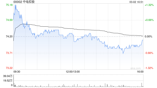 花旗：中电控股股息具可持续性 降评级至中性 目标价微升至78港元
