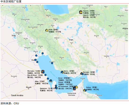 中信证券：中东局势升温或催化铝价超预期上涨