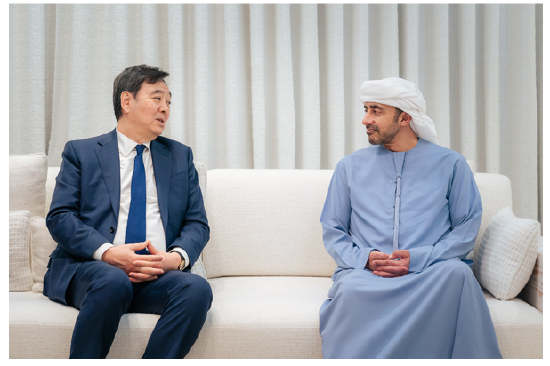 中国政府中东问题特使翟隽会见阿联酋副总理兼外长阿卜杜拉