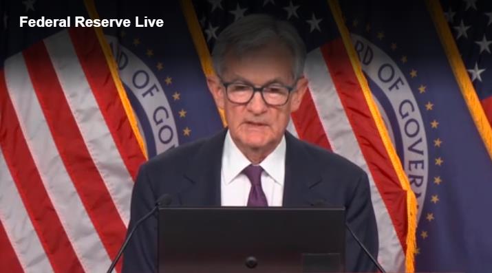 美联储按兵不动！中东局势不明，今年或降息一次，鲍威尔否认滞胀