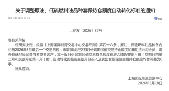 中东冲突扰动能源供应，交易所出手防范交割风险