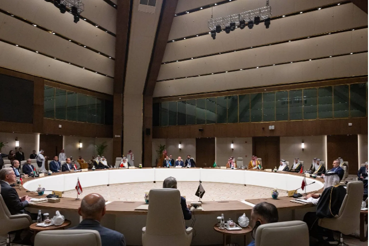 沙特、阿联酋、卡塔尔、土耳其、巴基斯坦、阿塞拜疆、巴林、埃及、约旦、科威特、黎巴嫩、叙利亚联合声明