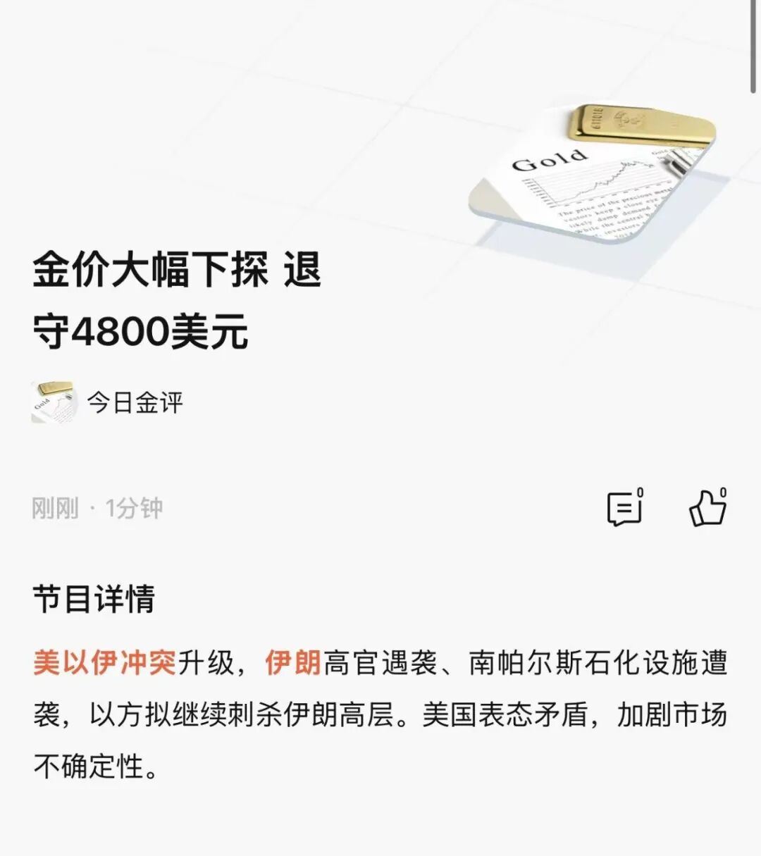 美联储偏谨慎 金价后续震荡下行？
