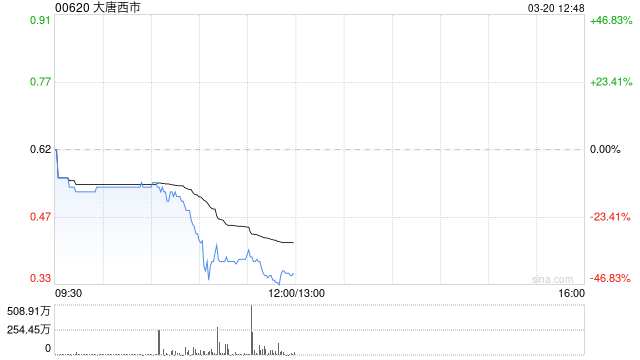 大唐西市于3月20日下午起短暂停牌
