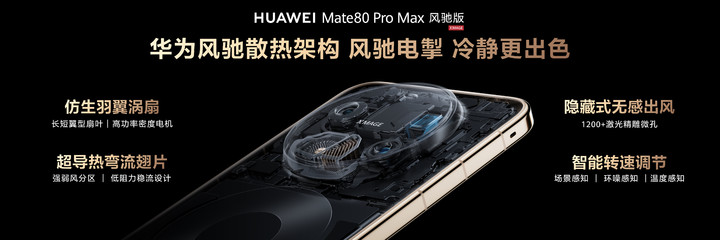华为Mate 80 Pro Max 风驰版:不止全能,更要全性能