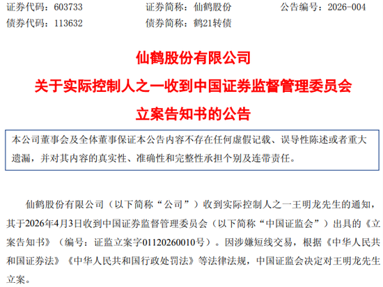 3家A股公司，收到证监会立案告知书！