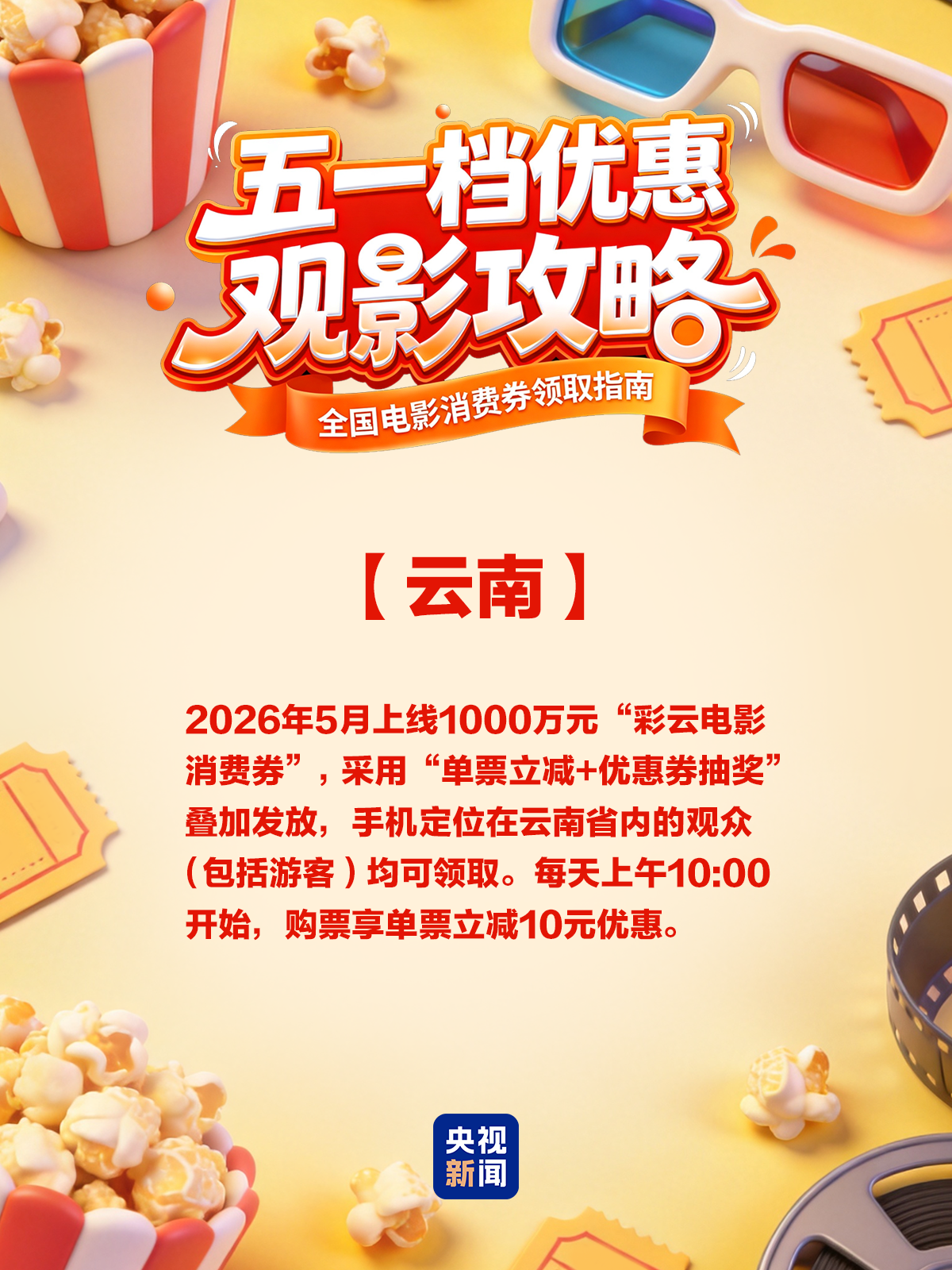 五一票房破4亿！各地电影消费券来了