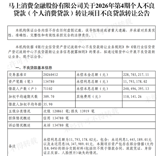 4家消金公司一日狂甩超31亿元不良资产，中银消金占比近九成