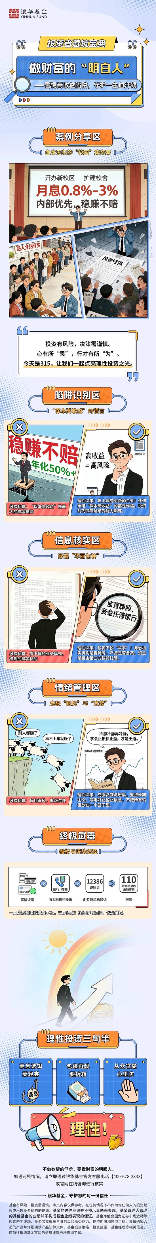 515投资者保护 | 27期漫画36万阅读！银华《投资者避坑宝典》系列投保栏目荣获2026年度投教项目优秀实践奖