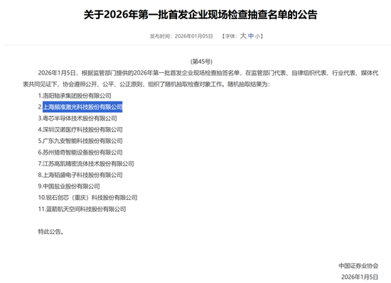 IPO审核1过1!一周内审核2家同批次IPO现场检查企业!